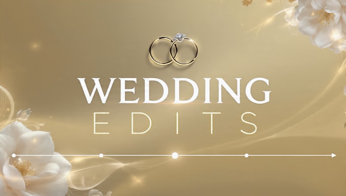 edit your weddding, parties events professionally