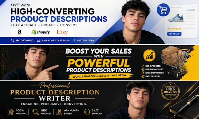 write product descriptions for ecommerce stores