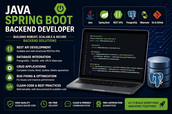 build rest apis using java spring boot
