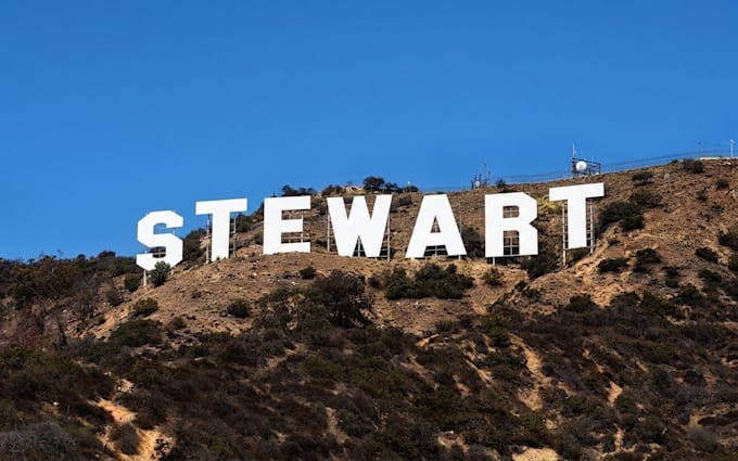 write your name on the hollywood hills