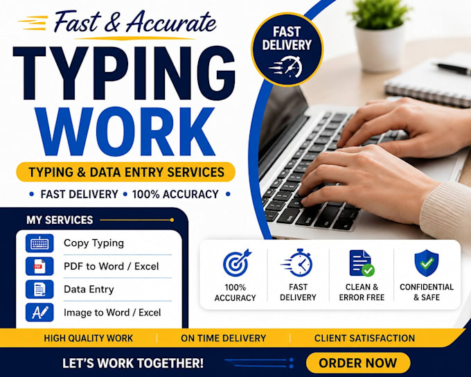 do data entry typing