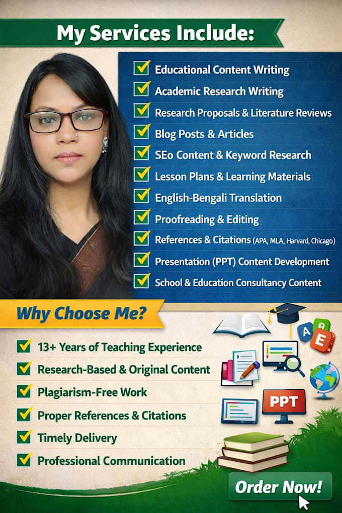 write educational articles blogs and academic content