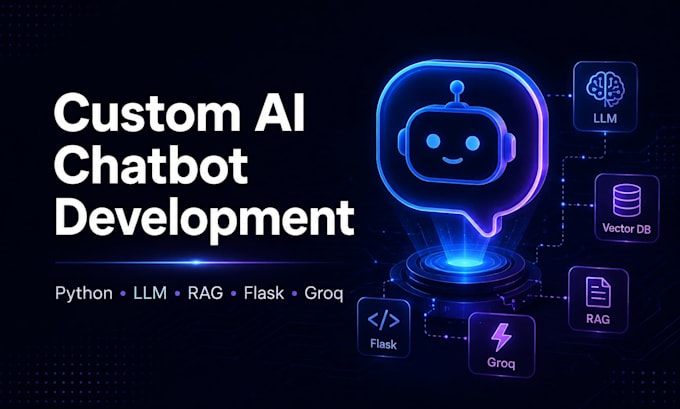 build a custom ai chatbot using python and llm