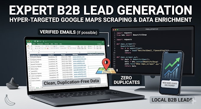 do google maps scraping for b2b local business leads