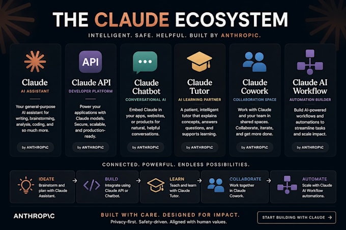 anthropic claude claude api chatbot claude tutor claude cowork ai workflow