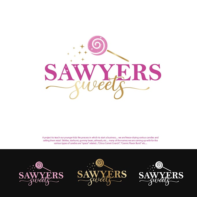 design a candy, chocolate, bakery, sweets, or food logo
