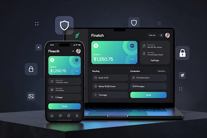 develop secure fintech mobile app or web platform for your finance startup