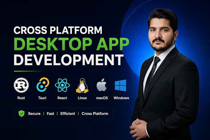 develop cross platform desktop applications with rust, tauri, electron and react