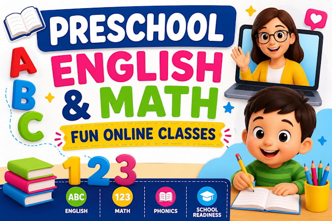 teach preschool english and math through fun online lessons
