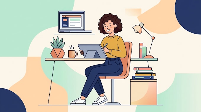 create a digital vector character or object illustrations