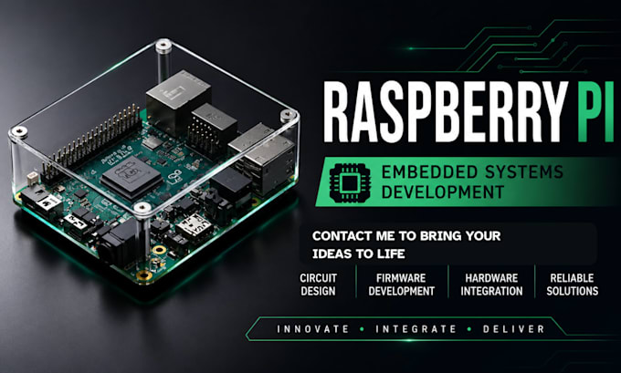 design raspberry pi systems, circuit design, microcontroller and esp32 firmware