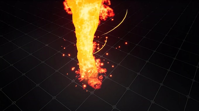 do fire explosion, vfx muzzle flash visual effect, compositing, fire explosion