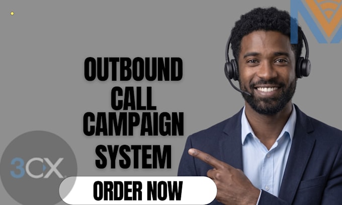 setup outbound call campaign IVR routing 3cx and dashboard