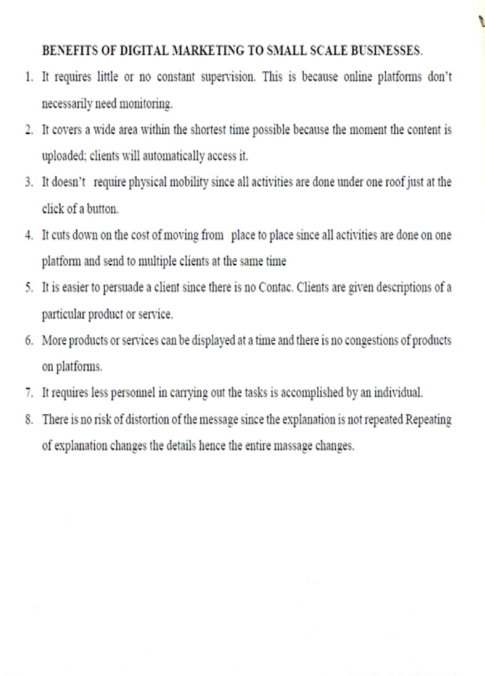 write and rewrite clear content as required by customers