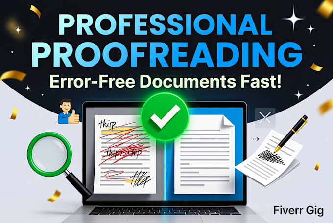 proofread and edit academic content blogs and short stories