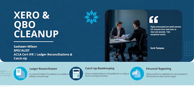 do expert xero cleanup and bookkeeping, and financial reporting