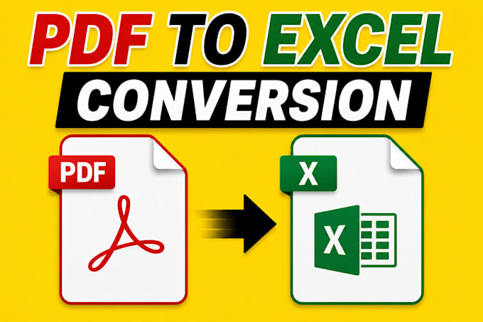convert PDF to excel with data cleaning and formatting