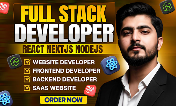 build modern responsive website, web application using react nextjs nodejs