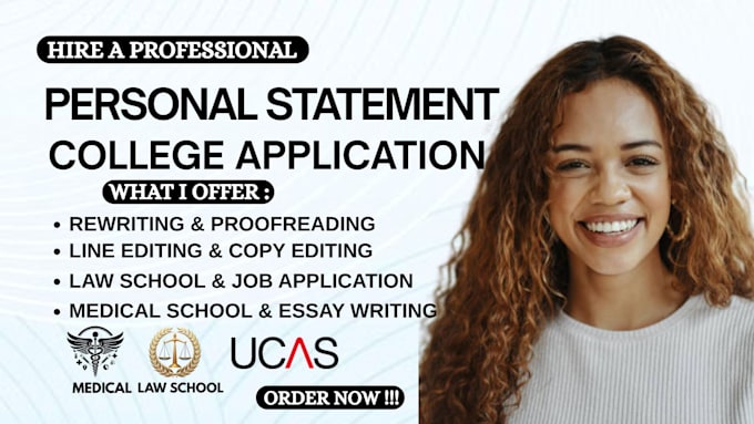 edit medical school personal statement, amcas, residency, fellowship application