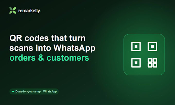 set up a whatsapp qr code ordering and menu system