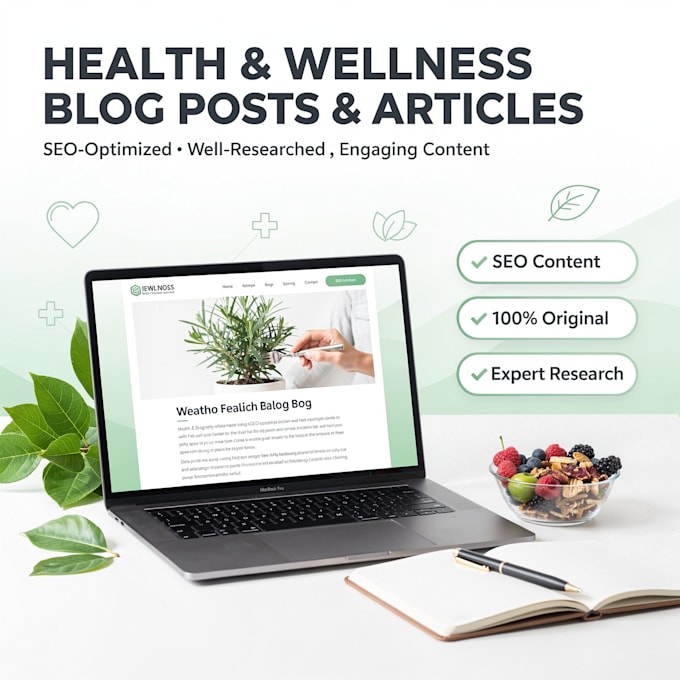 write engaging blog posts for health and wellness