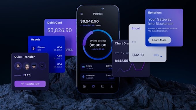 create blockchain crypto web3 nft forex explainer video, promo ads and vsl video