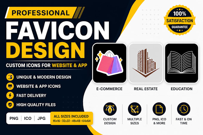 design a professional favicon for your website
