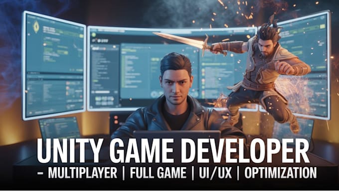 build online game features and multiplayer game for your unity mobile game