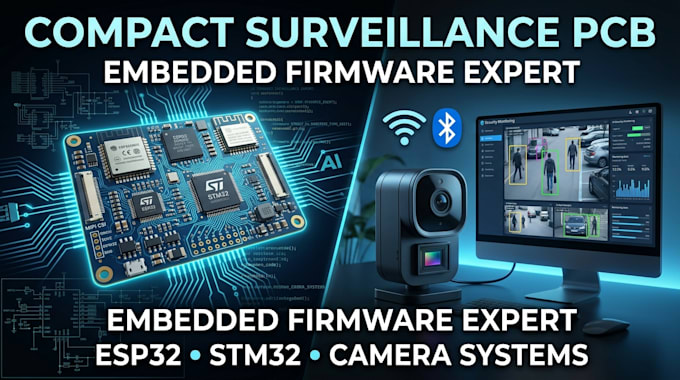 compact digital surveillance pcb design embedded firmware