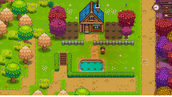 create top down pixel art tilesets, tilemaps and game assets