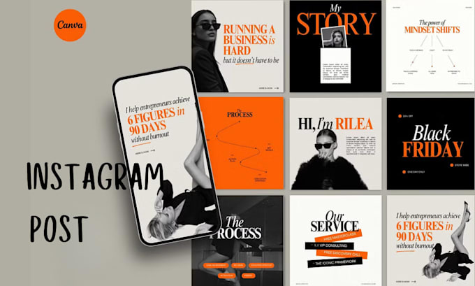 design canva social media post, poster, canva templates for instagram facebook