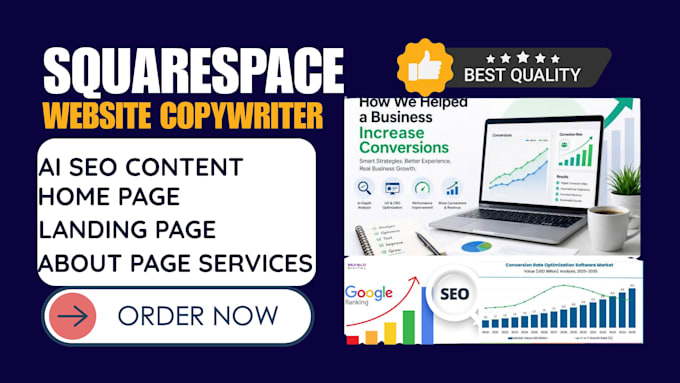 rewrite your squarespace website copy with ai SEO optimization, content, brand