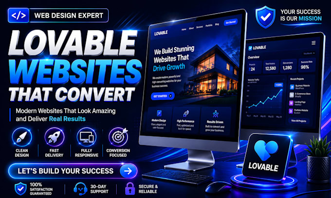 design, convert, and migrate lovable ai website to wordpress or shopify