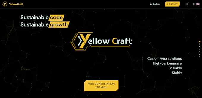 make you a fast, secured and unique showcase website