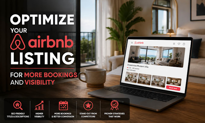 optimize your airbnb listing for more bookings and visibility