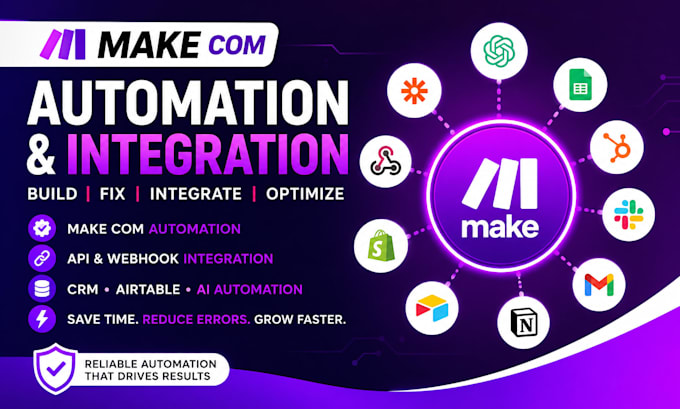 make com automation API integration webhook ai workflows