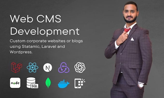 develop custom web cms or statamic website using laravel