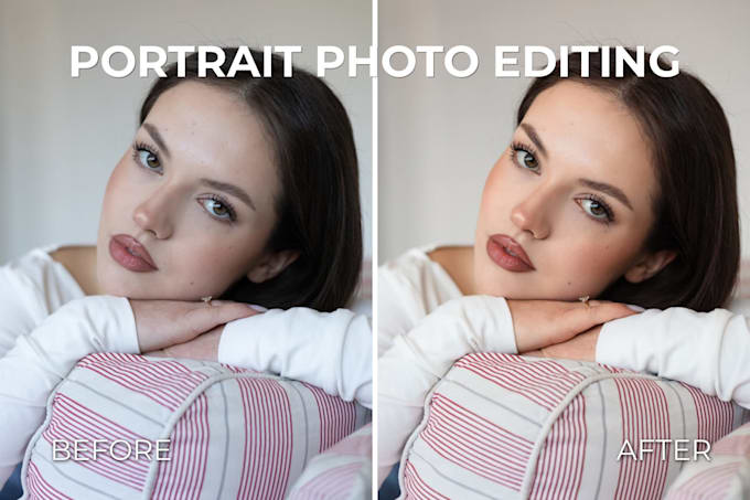 do batch portrait editing and retouching