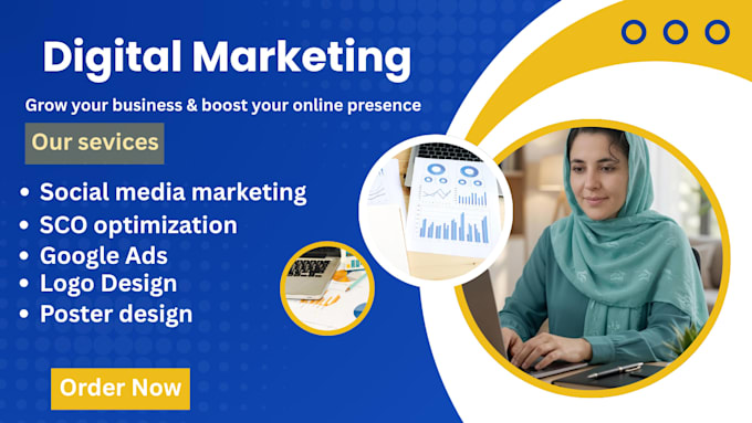 be your digital marketing manager and virtual assistant