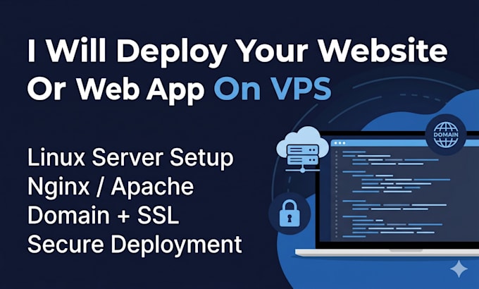 deploy your website or web application on a vps