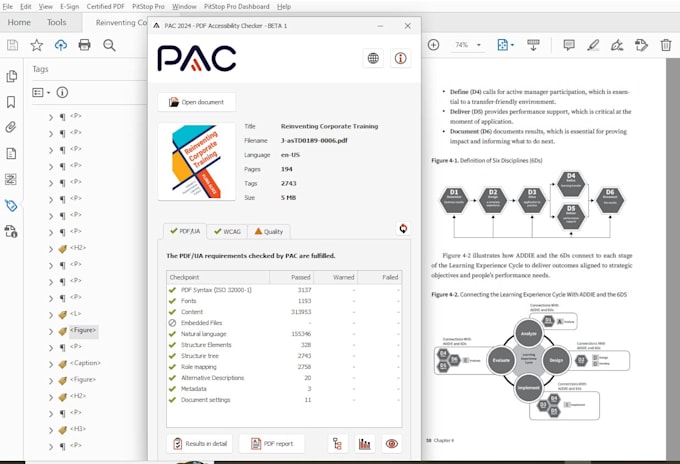 fix PDF accessibility for section 508 and wcag  PDF ua