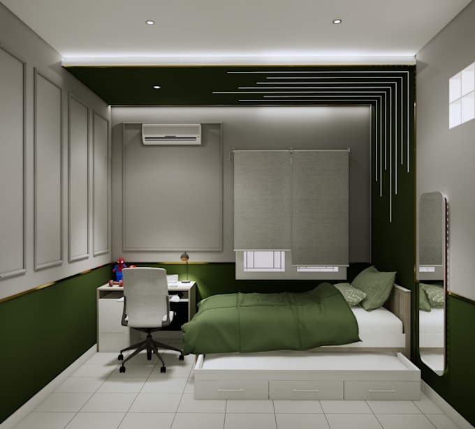 design your plain bedroom