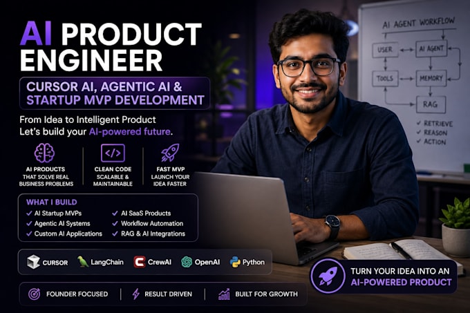 build ai startup mvps, agentic ai apps and custom ai products