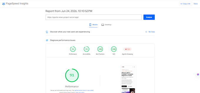 optimize your website speed and improve pagespeed score