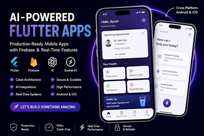 build flutter mobile apps
