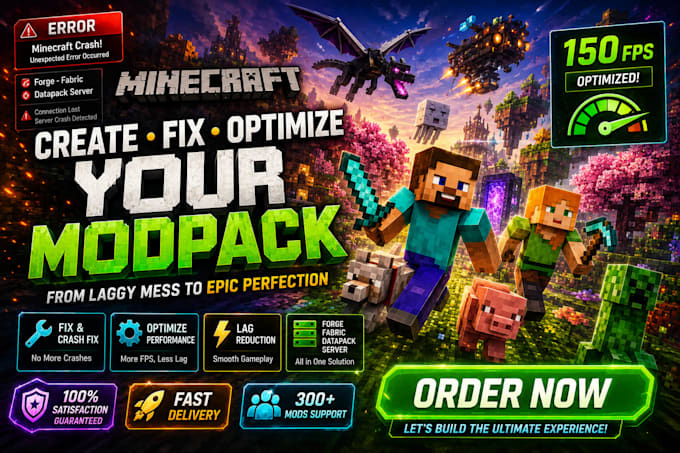 create fix optimize modpack minecraft forge cobblemon palworld server setup menu