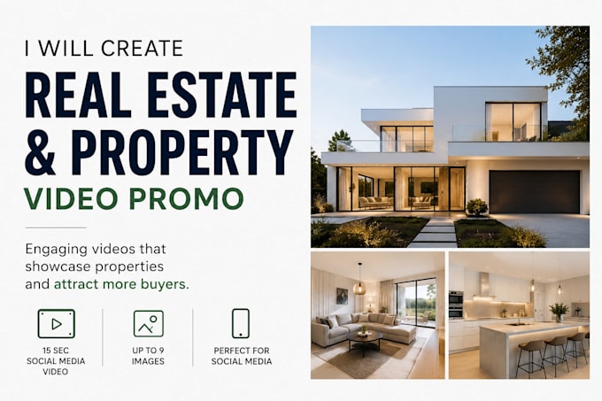 create real estate and property promo videos