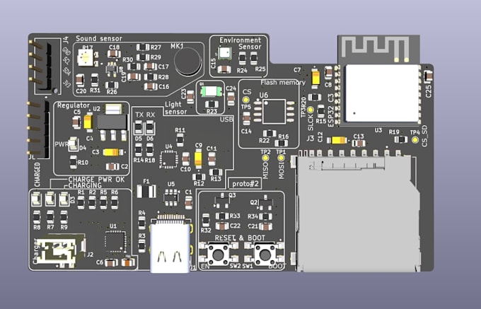 design professional esp32 pcb and schematic for your project