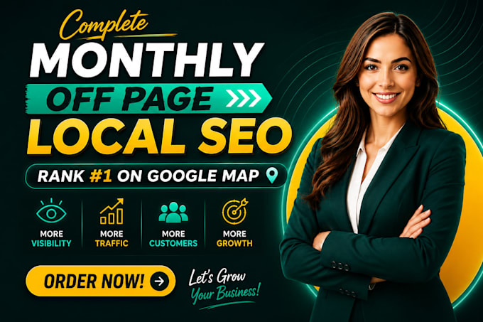 do monthly off page SEO with high authority backlinks