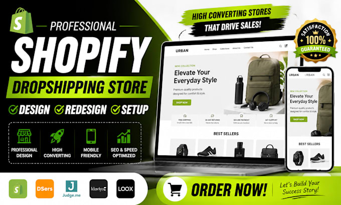build shopify dropshipping store design shopify redesign shopify store